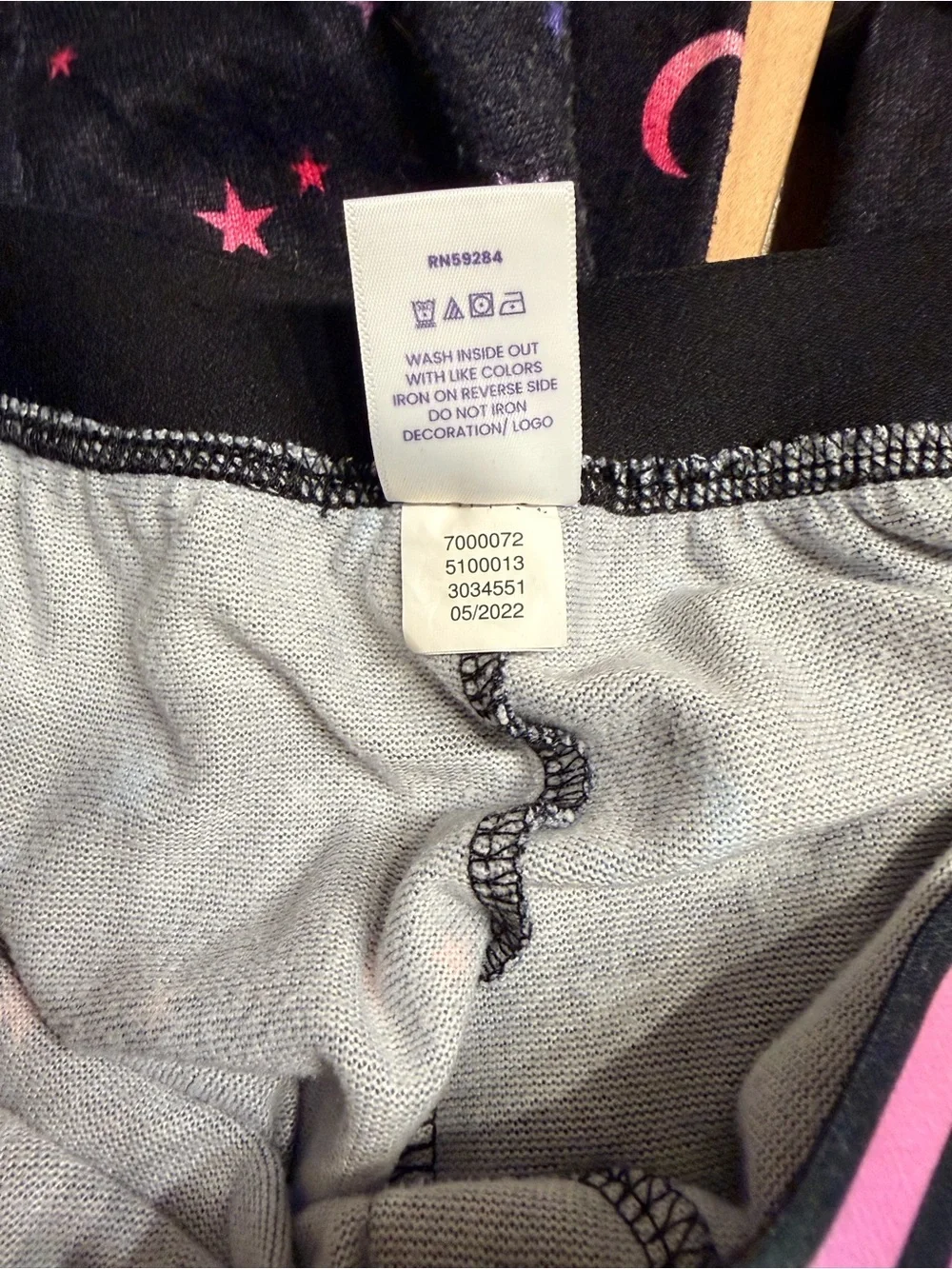 Sugar & Jade Tween Girls Pisces Zodiac Sleep Tee and Pants, Size Large (12/14)